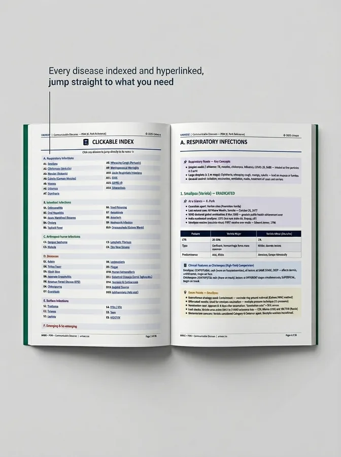Infectious Diseases Atlas, inside sneak peek 1