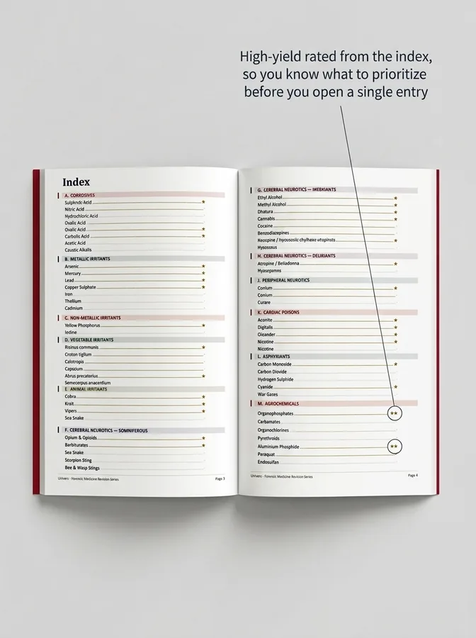 Toxicology Masterfile, inside sneak peek 1